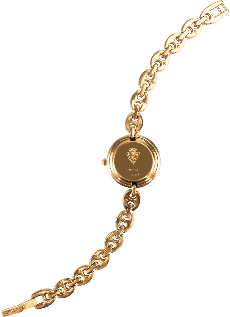 Gucci Gucci Gold Tone Multicolor Bezel 11/12.2 Women Watch Goud