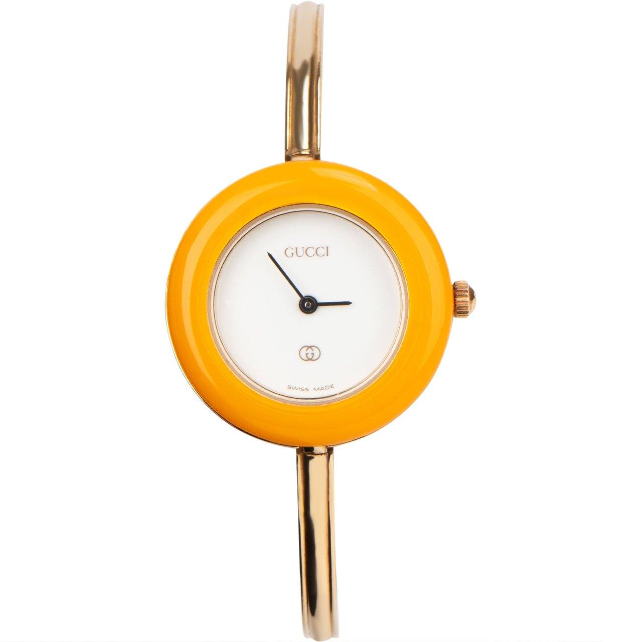 Gucci Gucci Gold Tone Multicolor Bezel Women Watch Goud