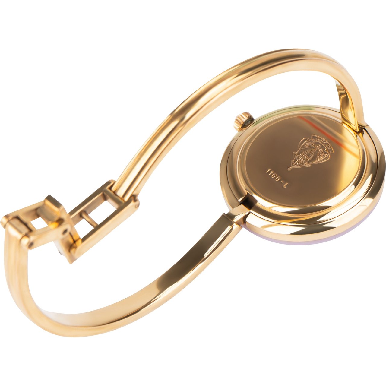 Gucci Gucci Gold Tone Multicolor Bezel Women Watch Goud