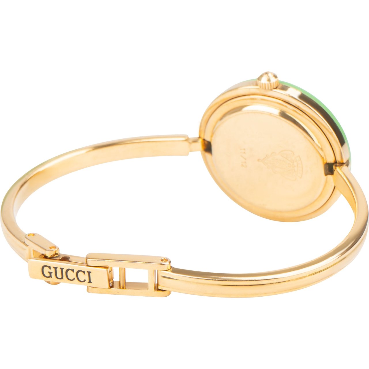Gucci Gucci Gold Tone Multicolor Change Bezel Women Watch Goud
