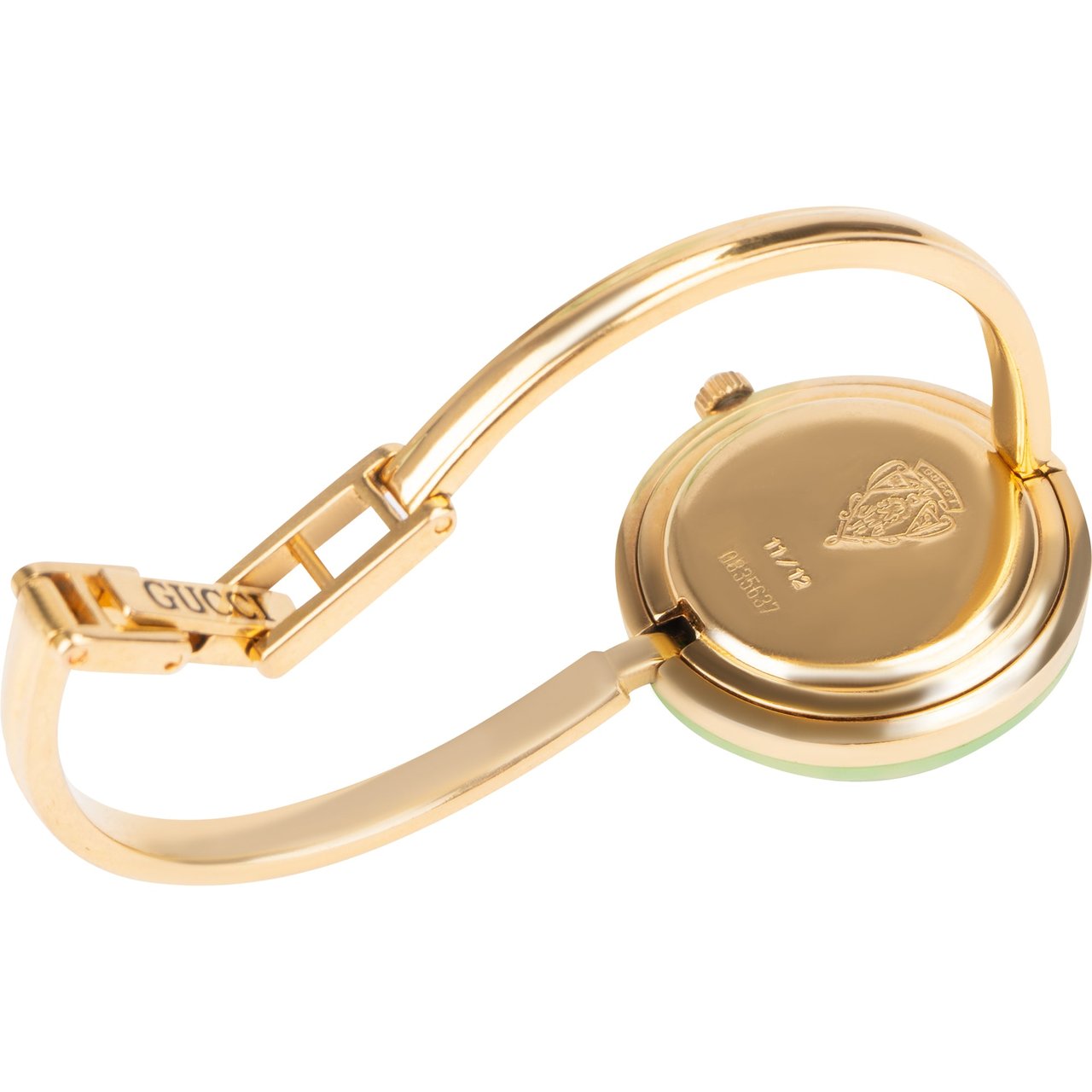 Gucci Gucci Gold Tone Multicolor Change Bezel Women Watch Goud