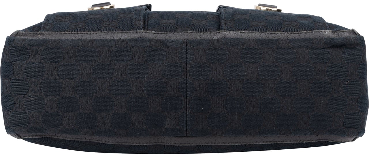 Gucci Gucci GG Monogram Abbey Handbag Zwart