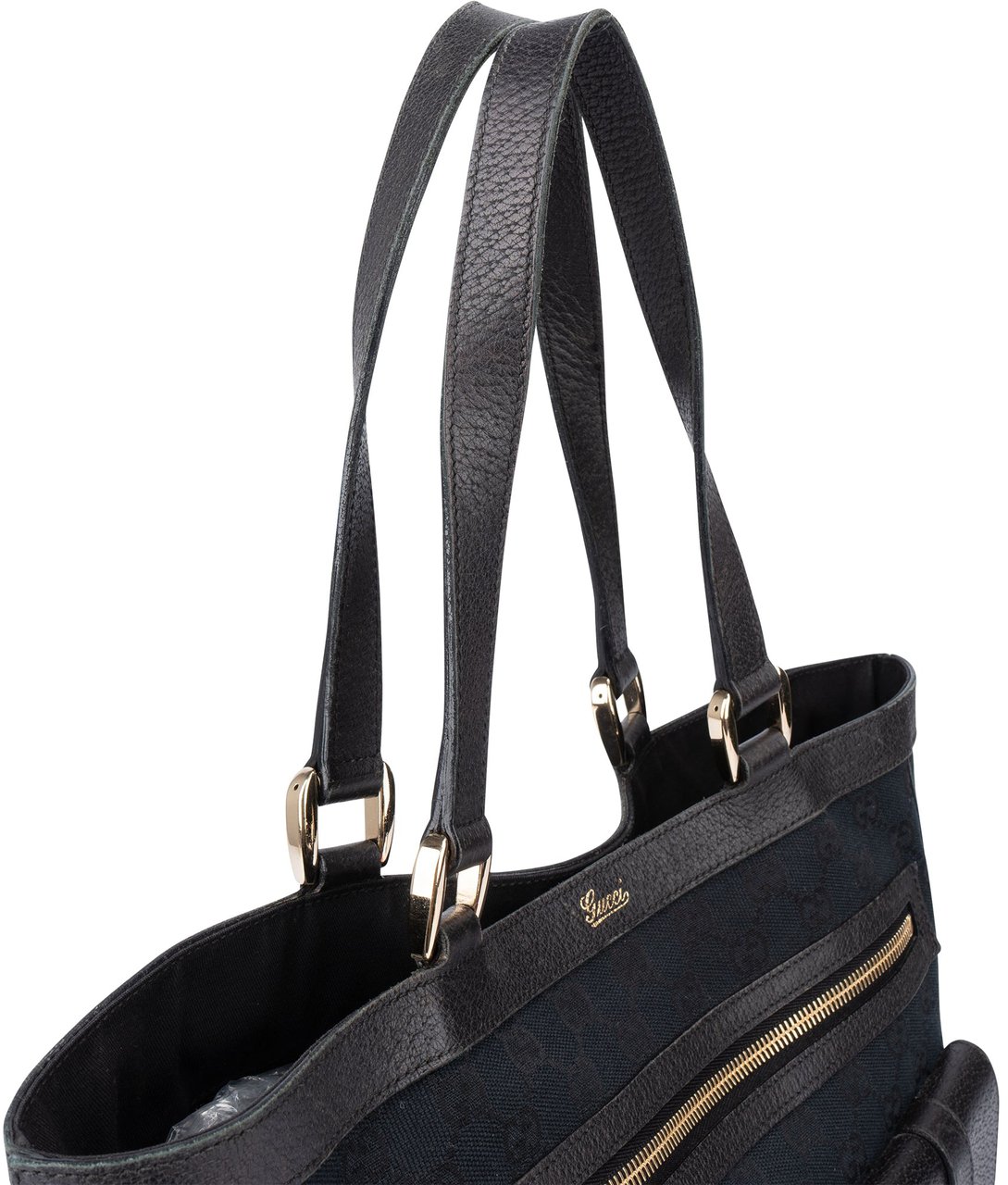 Gucci Gucci GG Monogram Abbey Handbag Zwart
