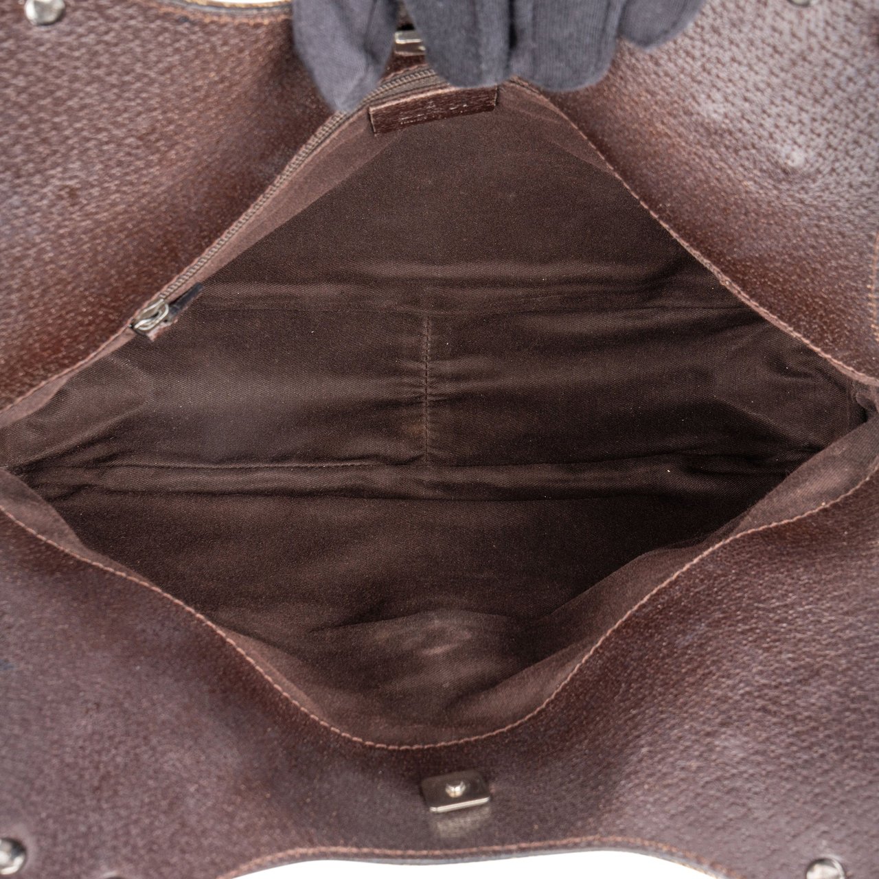 Gucci Gucci GG Monogram Handbag Bruin