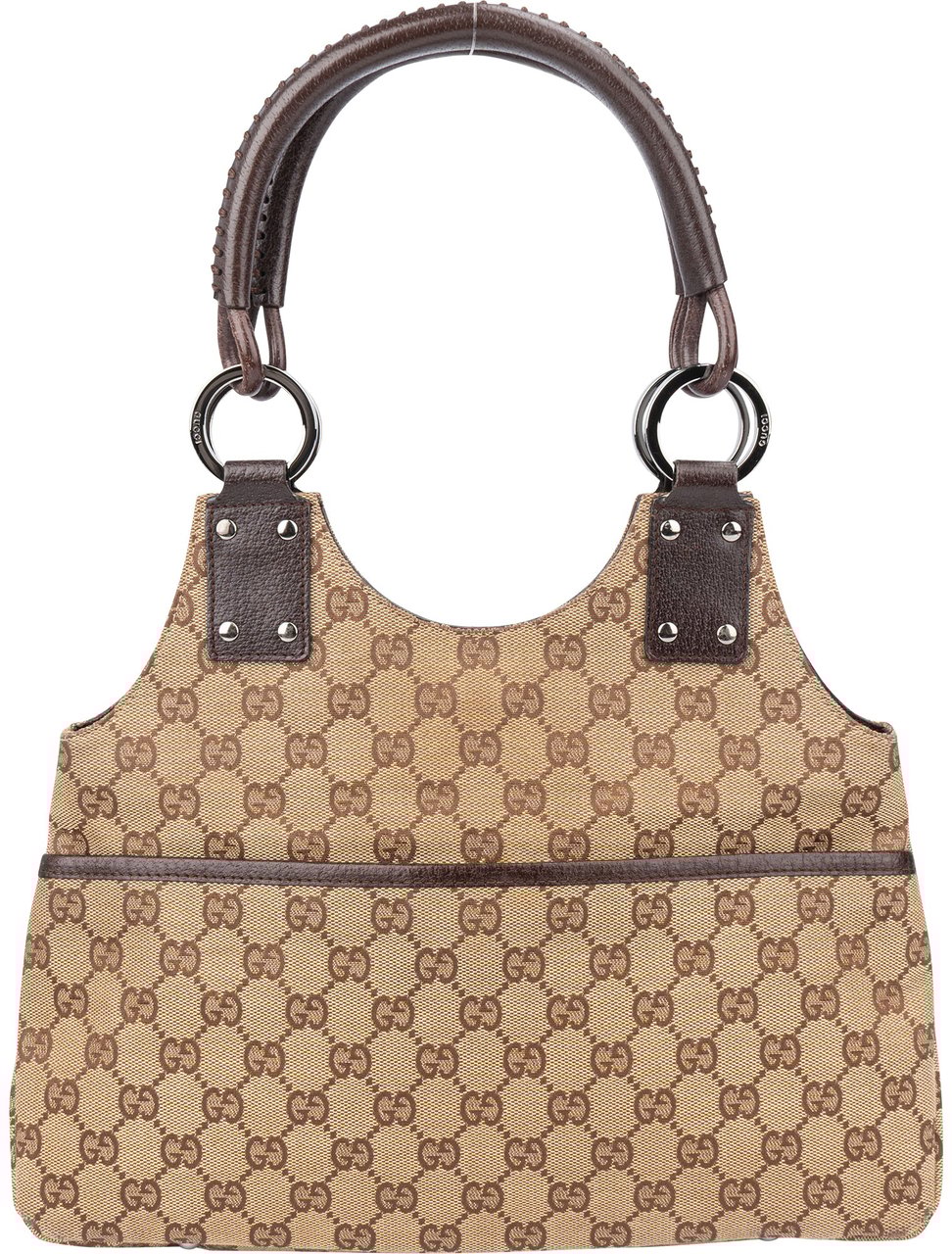 Gucci Gucci GG Monogram Handbag Bruin