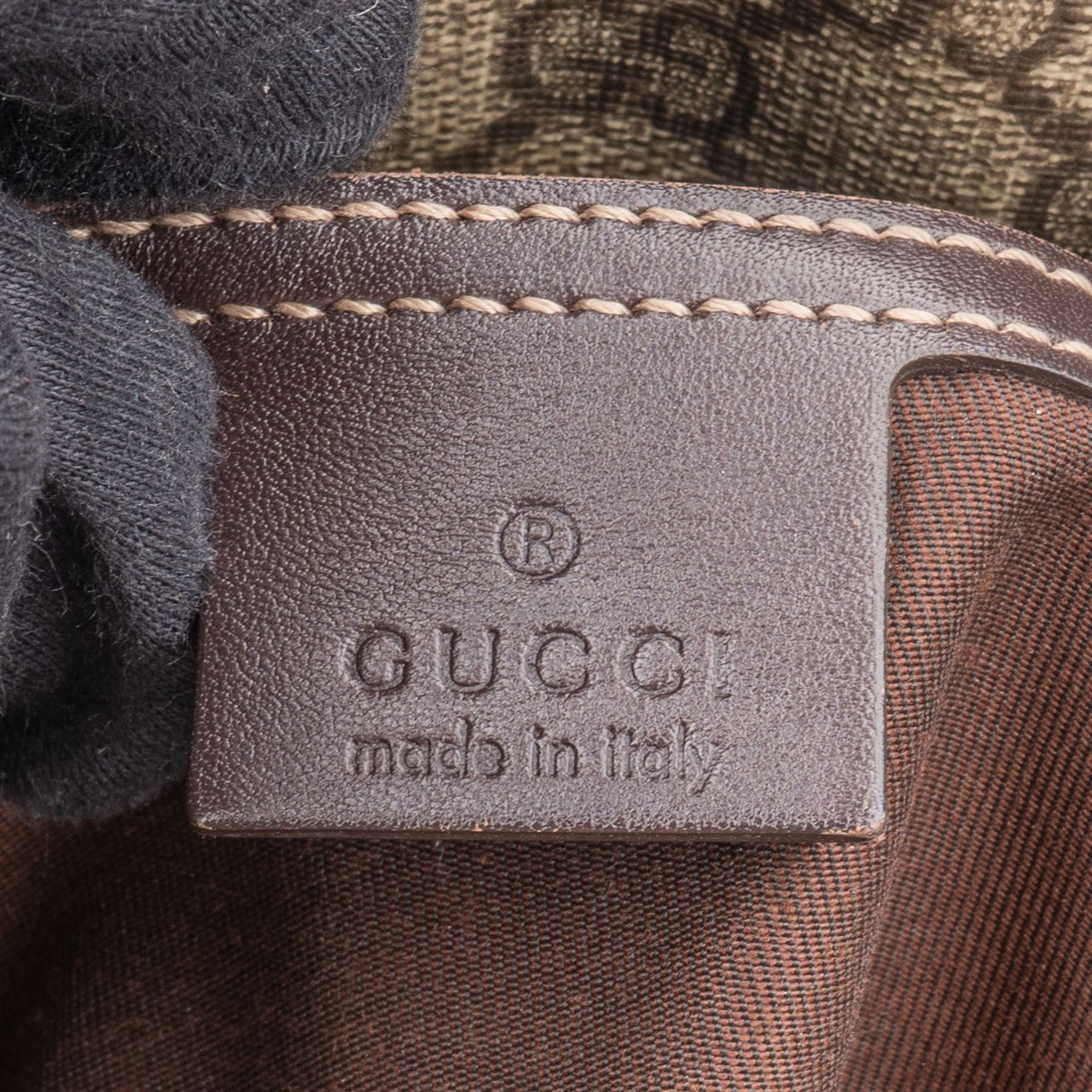 Gucci Gucci GG Supreme Monogram Handbag Bruin