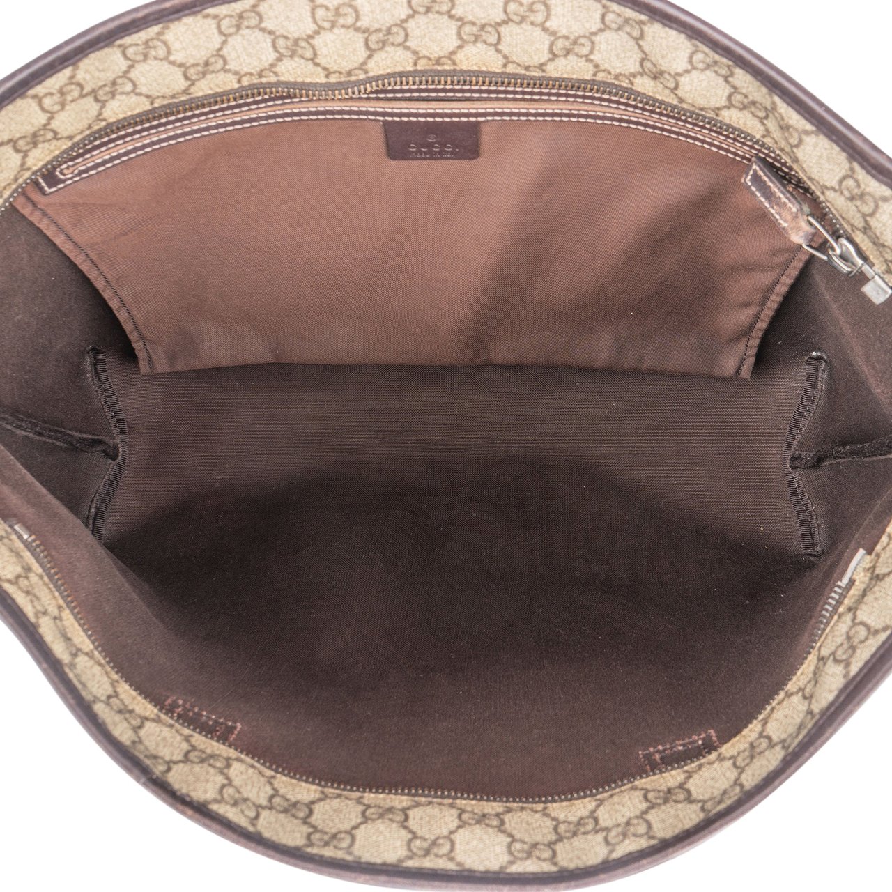 Gucci Gucci GG Supreme Monogram Handbag Bruin