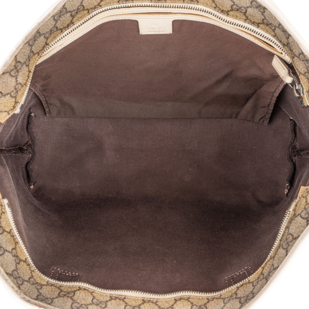 Gucci Gucci GG Supreme Monogram Handbag Bruin