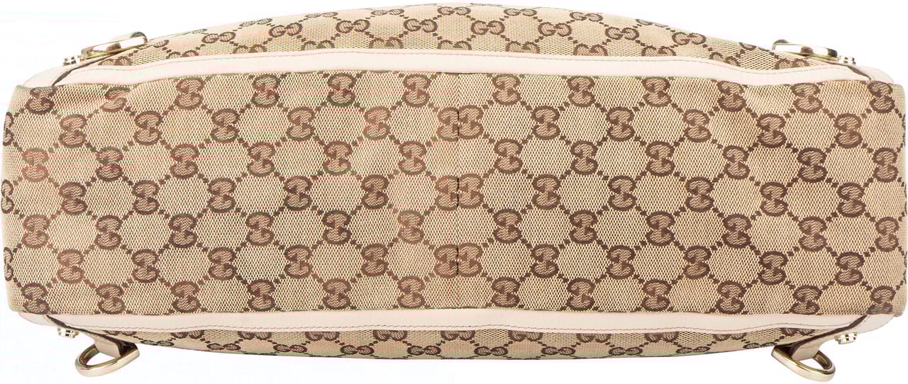 Gucci Gucci GG Monogram Abbey Handbag Bruin