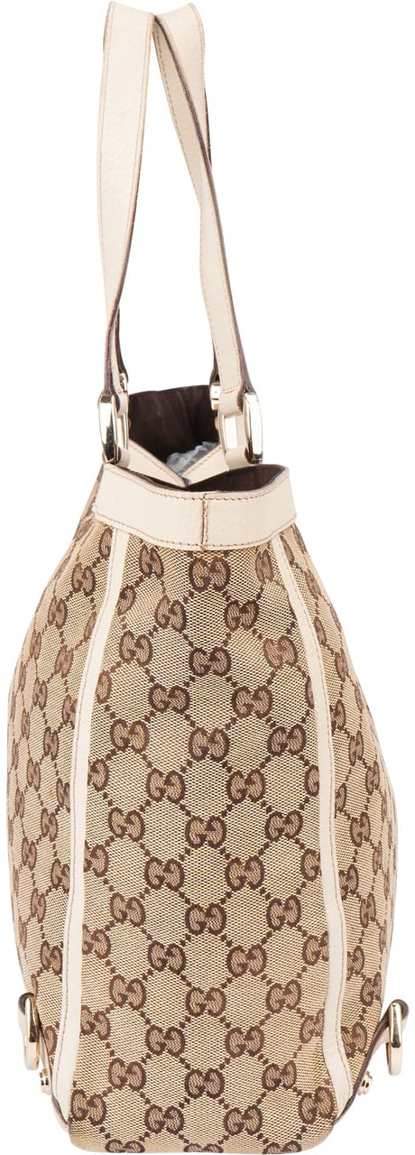 Gucci GG Monogram Abbey Handbag Bruin