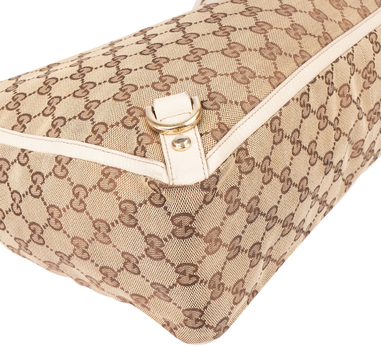 Gucci Gucci GG Monogram Abbey Handbag Bruin