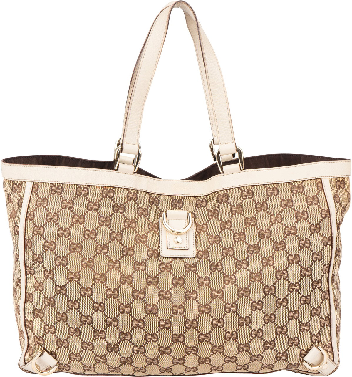 Gucci GG Monogram Abbey Handbag Bruin