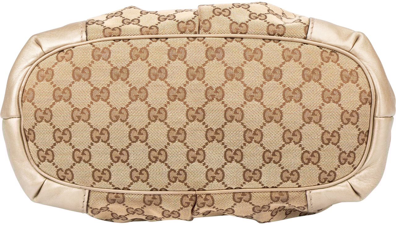 Gucci Gucci GG Monogram Sukey Handbag Bruin