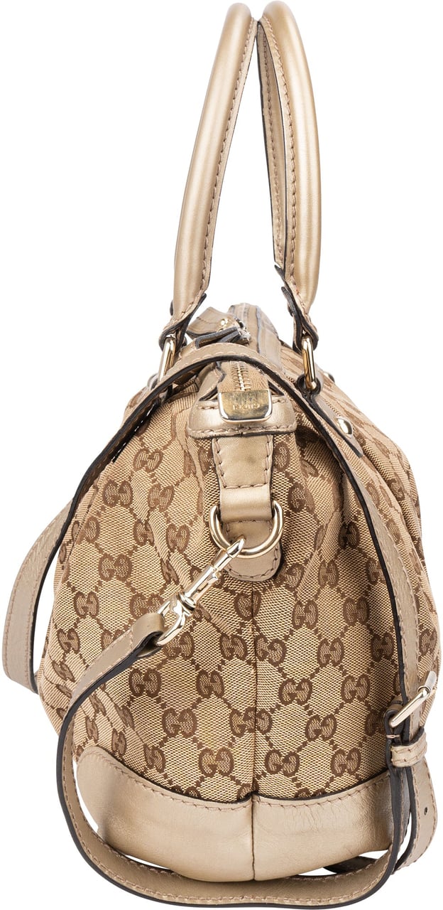 Gucci Gucci GG Monogram Sukey Handbag Bruin
