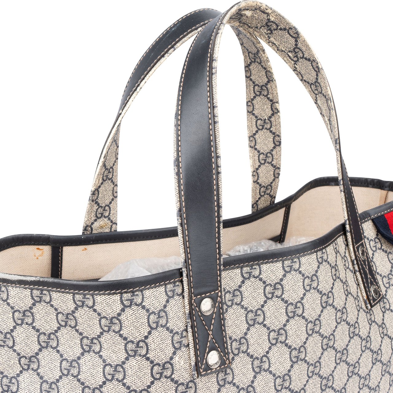 Gucci Gucci Canvas GG Monogram Sherry Line Handbag Divers