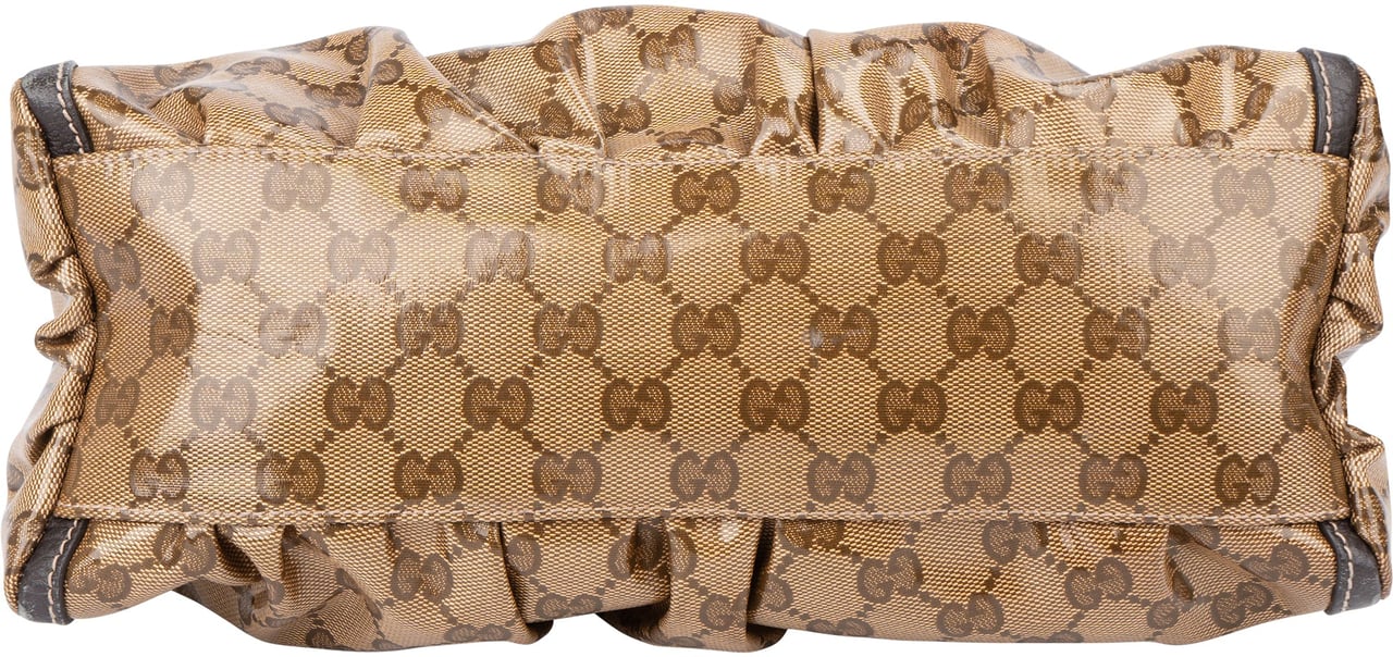 Gucci Gucci GG Canvas Monogram Abbey Handbag Bruin