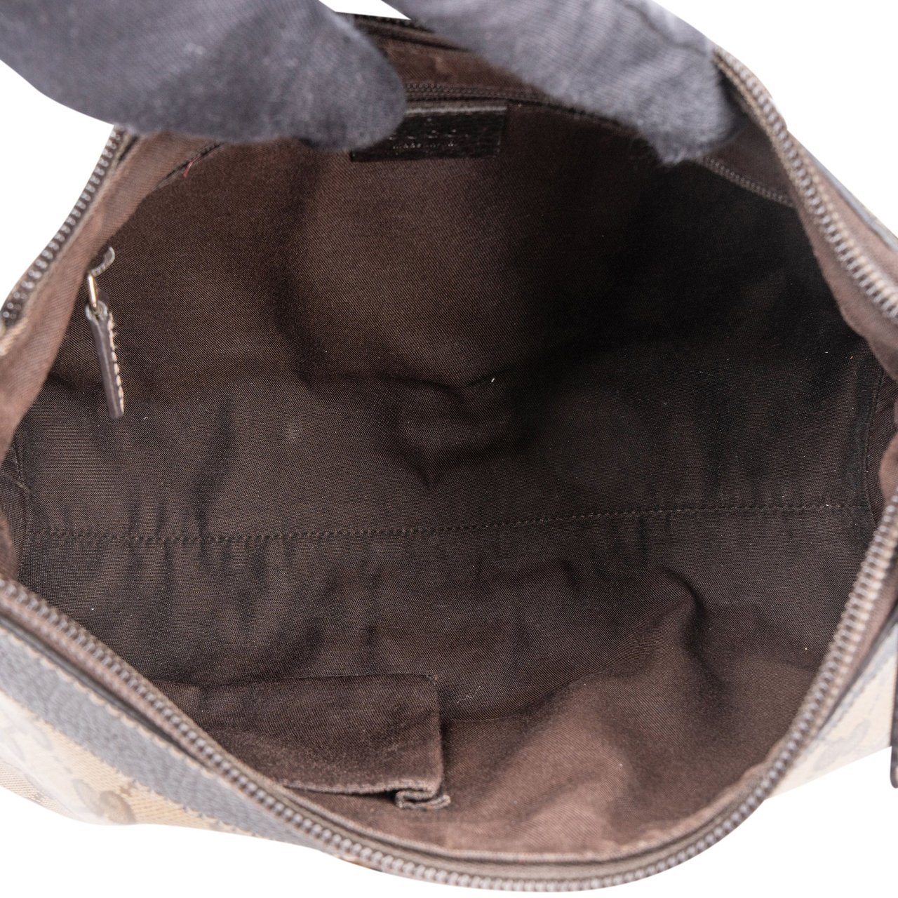 Gucci Gucci GG Canvas Monogram Abbey Handbag Bruin