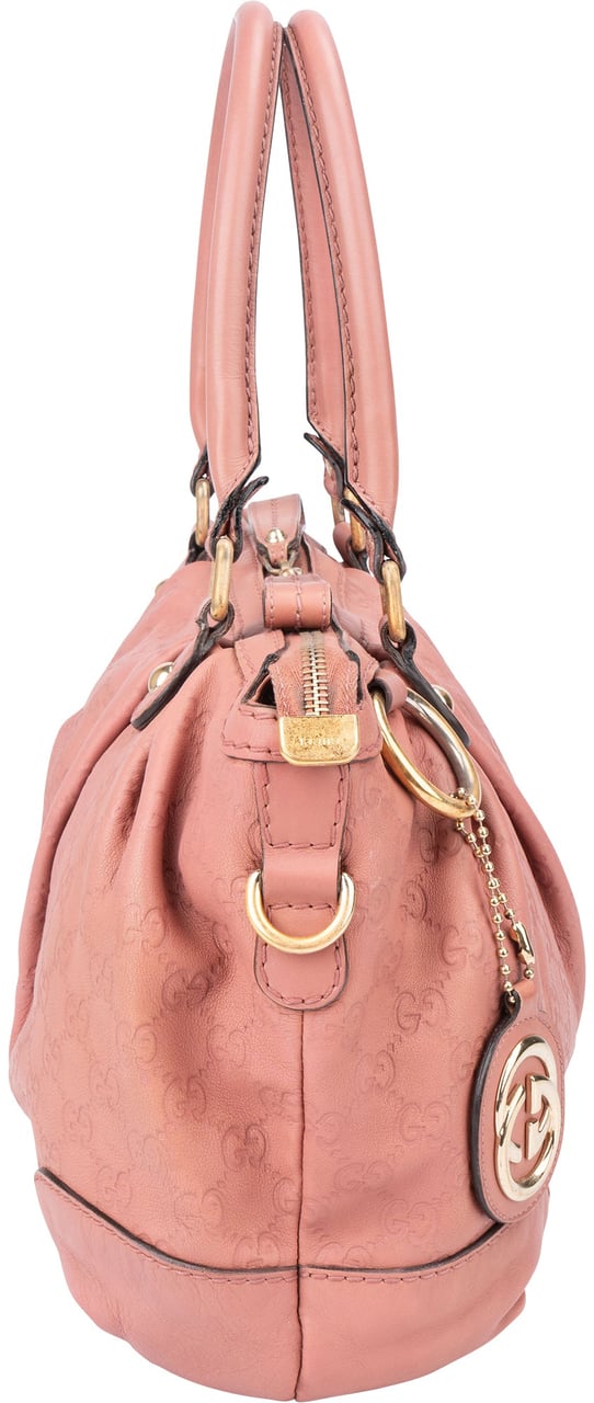 Gucci Gucci Leather GG Monogram Sukey Handbag Rood