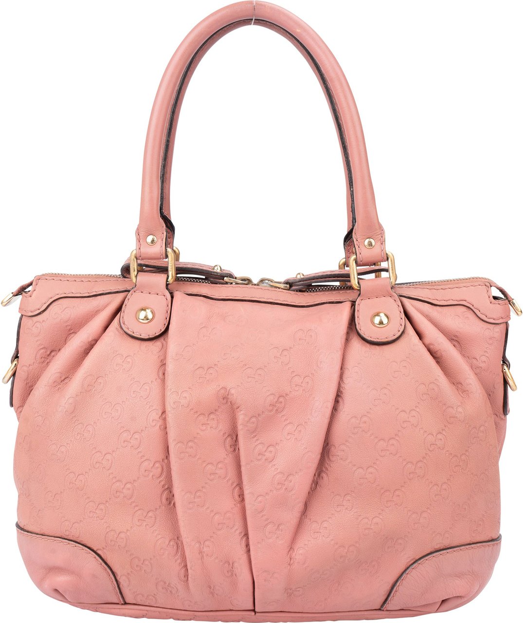 Gucci Gucci Leather GG Monogram Sukey Handbag Rood