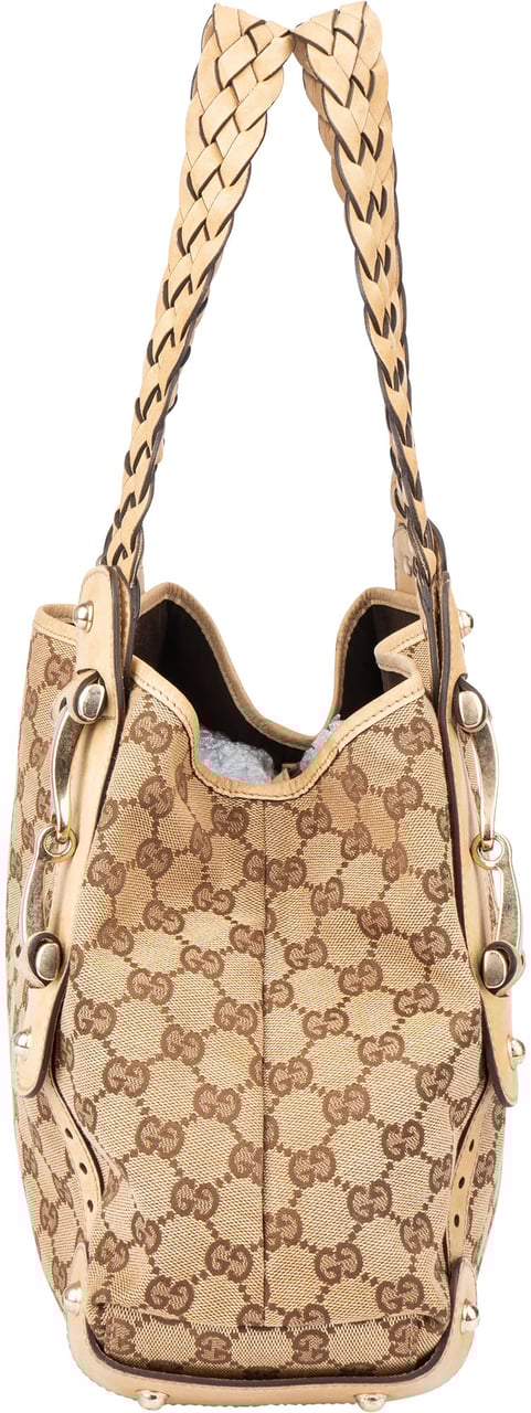 Gucci Gucci GG Monogram Pelham Handbag Bruin