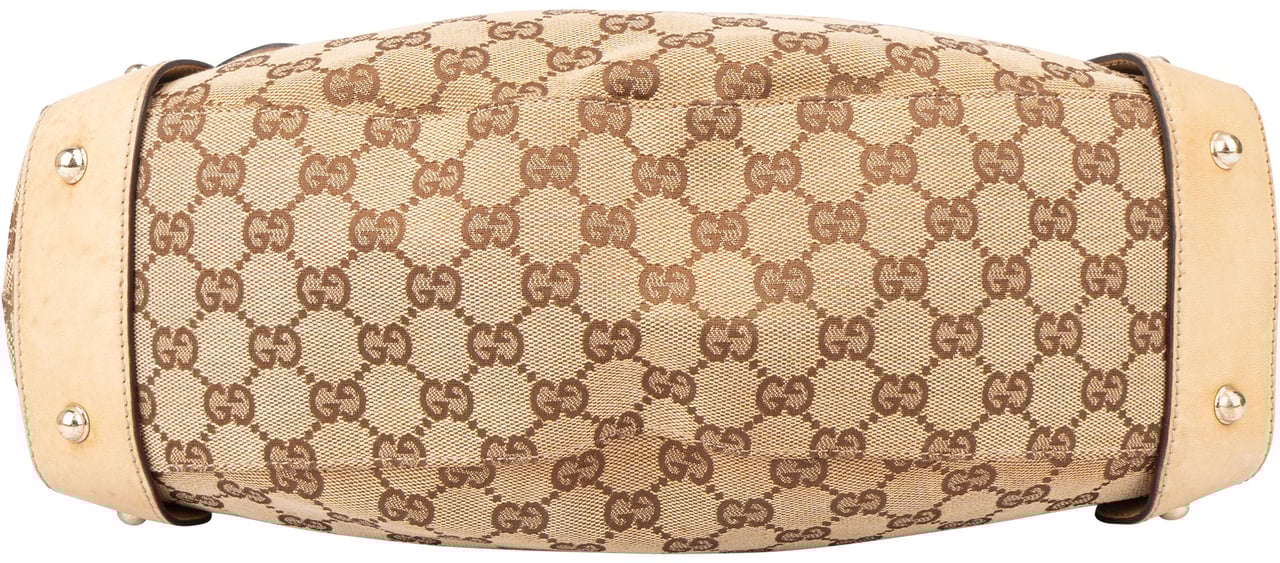Gucci Gucci GG Monogram Pelham Handbag Bruin