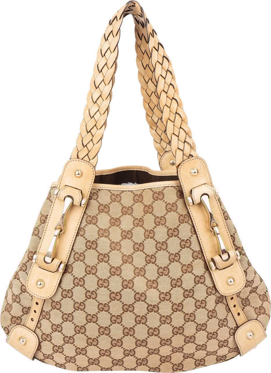 Gucci Gucci GG Monogram Pelham Handbag Bruin