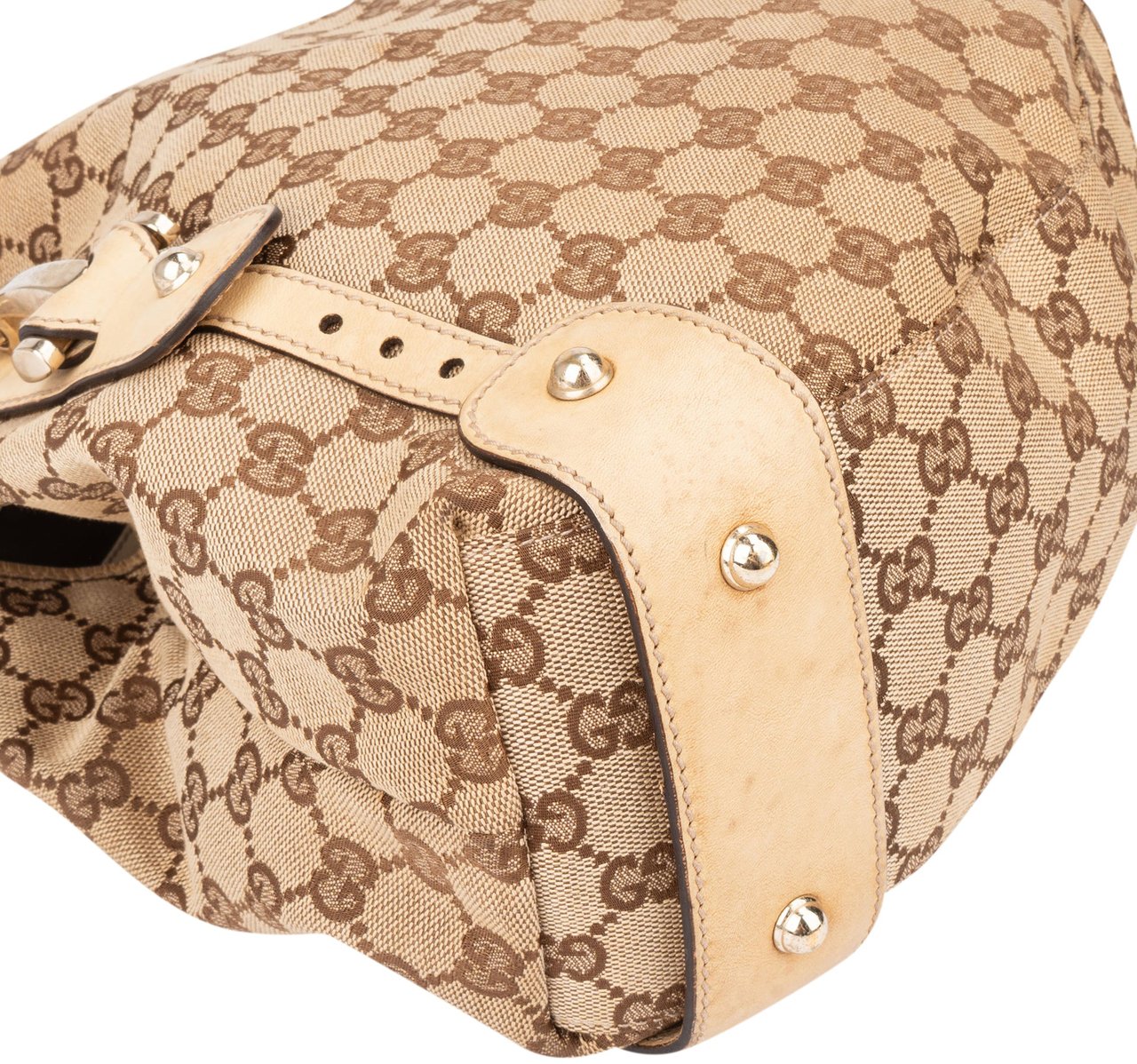 Gucci Gucci GG Monogram Pelham Handbag Bruin