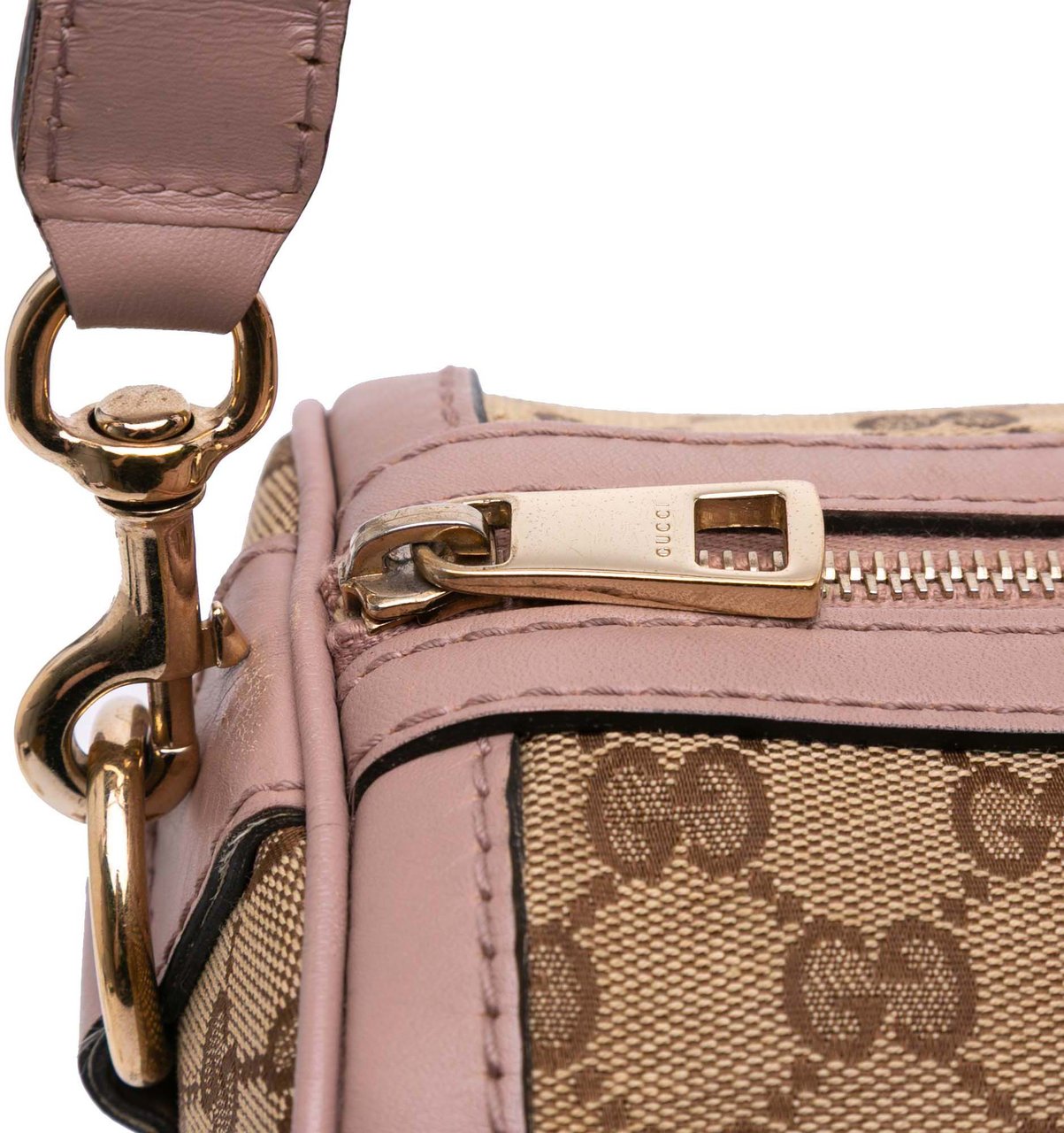 Gucci Medium GG Canvas Joy Boston Bag Bruin