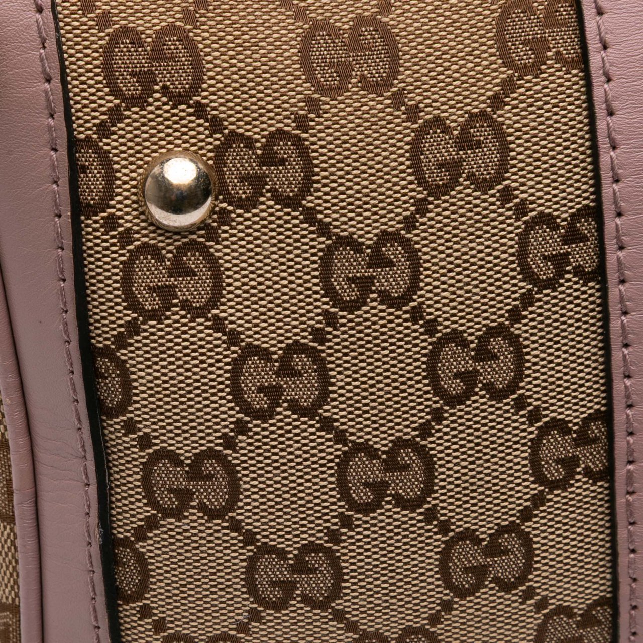 Gucci Medium GG Canvas Joy Boston Bag Bruin