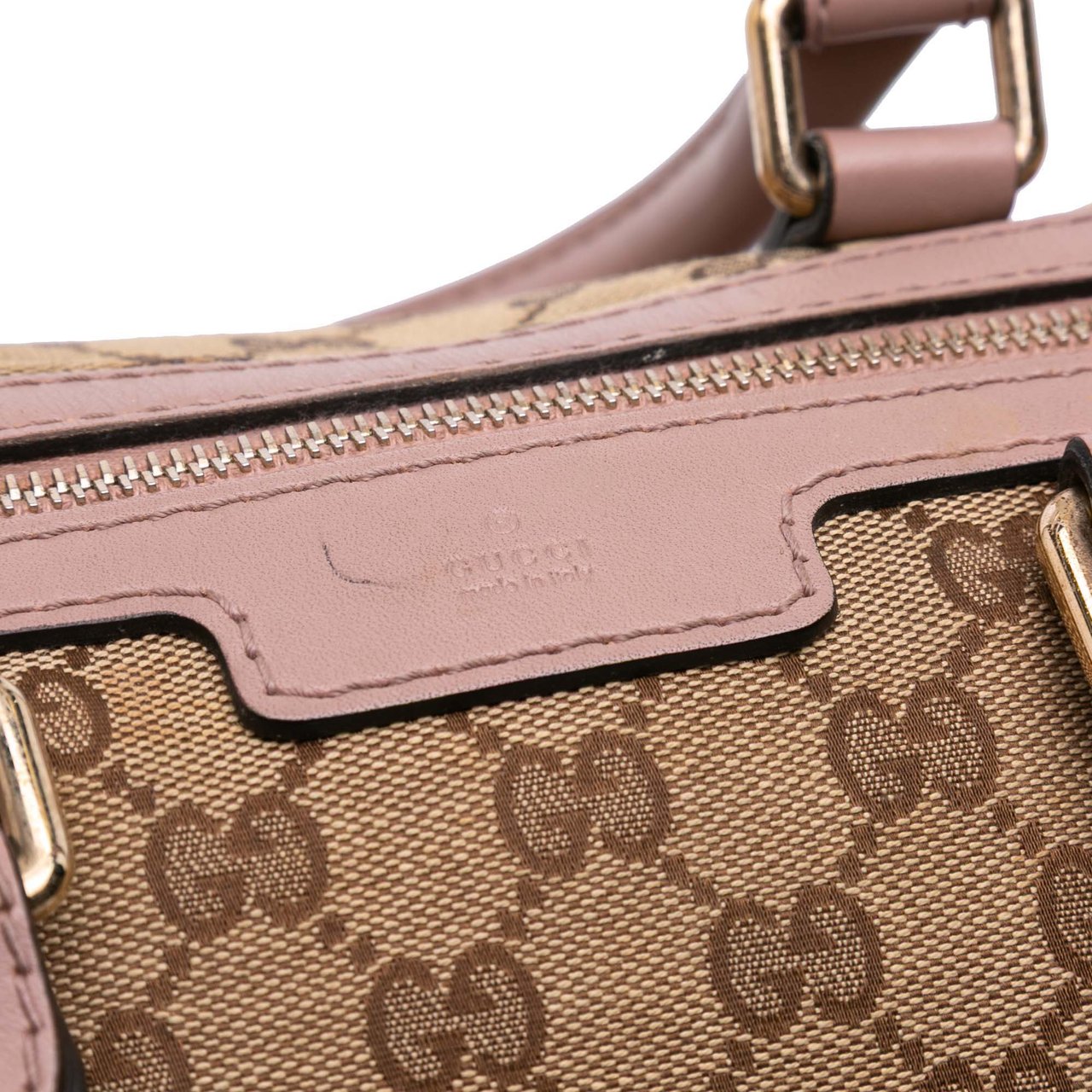 Gucci Medium GG Canvas Joy Boston Bag Bruin