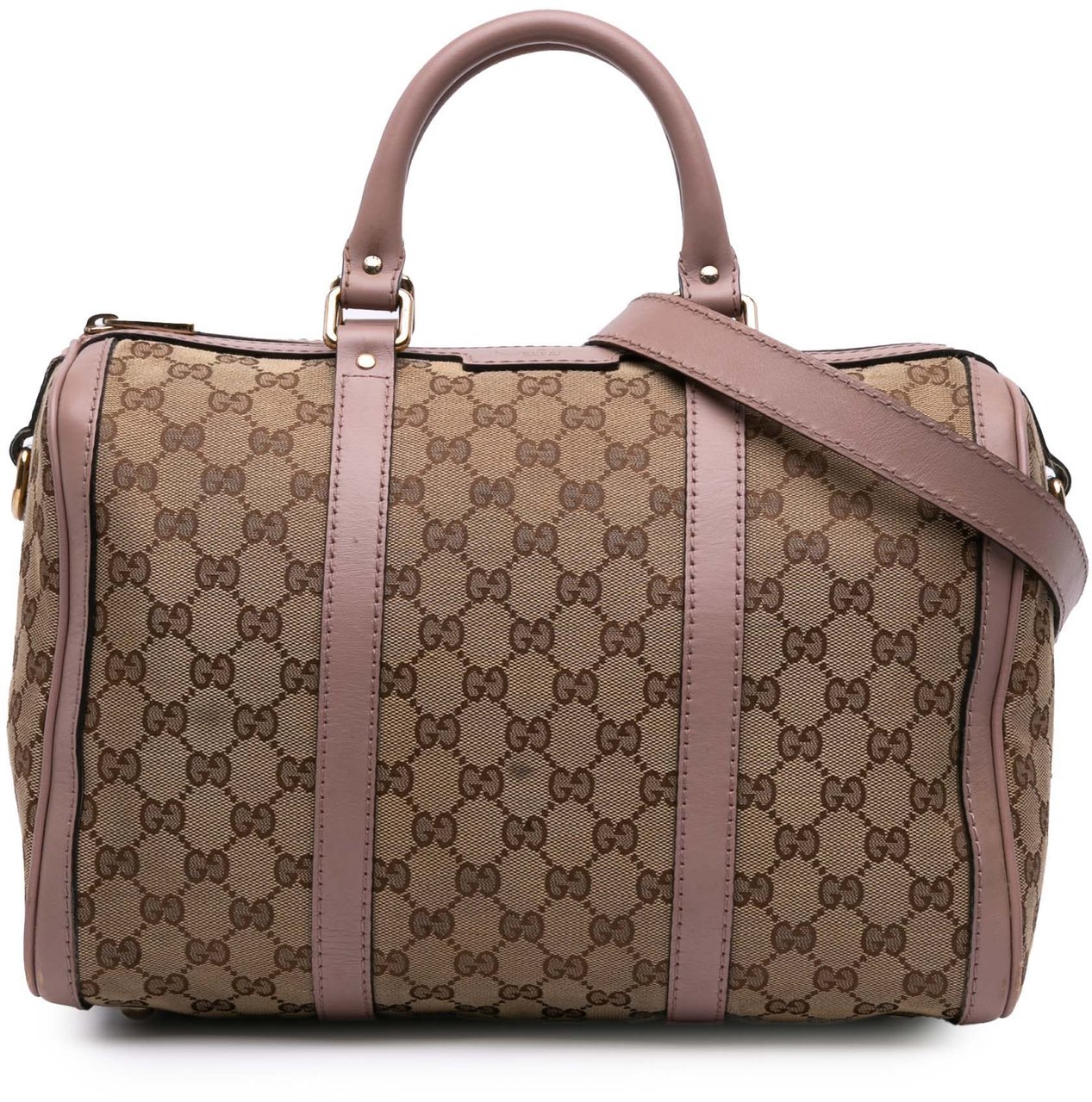 Gucci Medium GG Canvas Joy Boston Bag Bruin