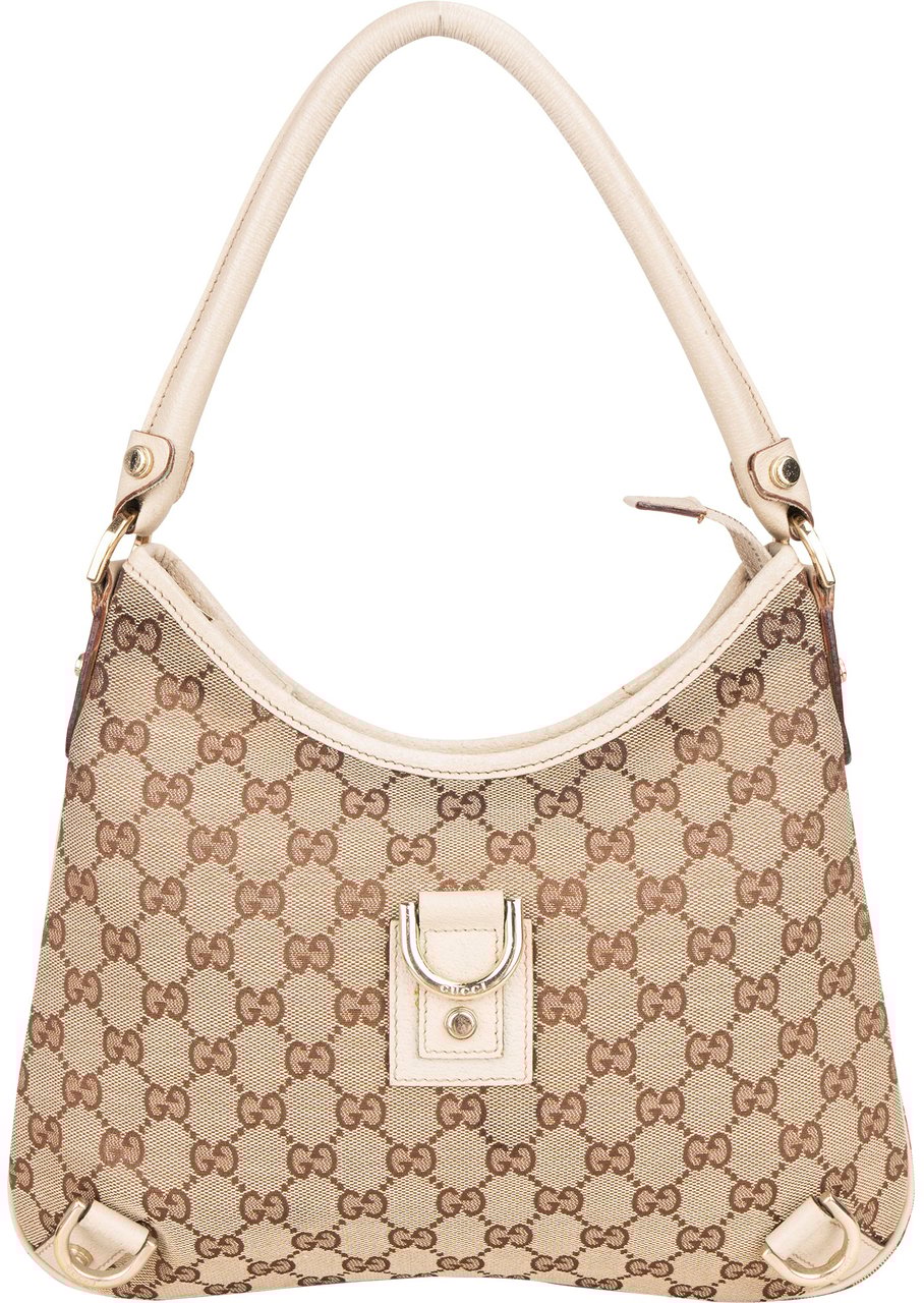 Gucci Gucci GG Monogram Abbey Handbag Bruin
