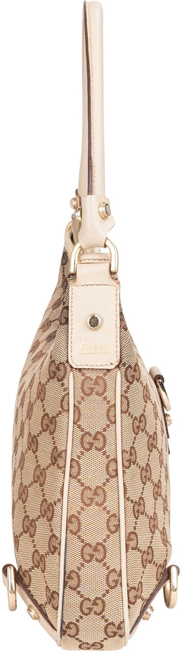 Gucci GG Monogram Abbey Handbag Bruin
