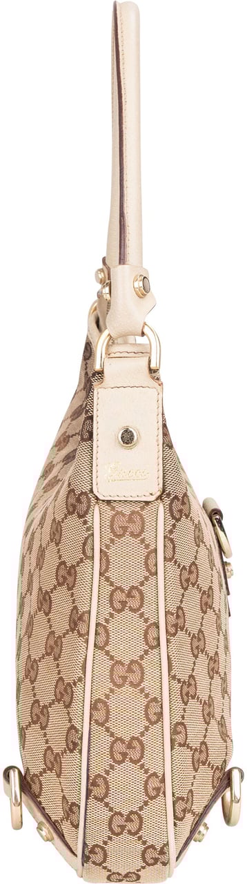 Gucci Gucci GG Monogram Abbey Handbag Bruin