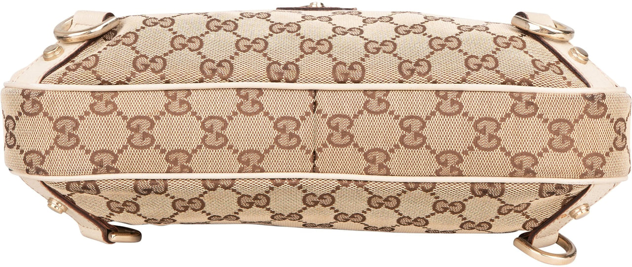 Gucci GG Monogram Abbey Handbag Bruin