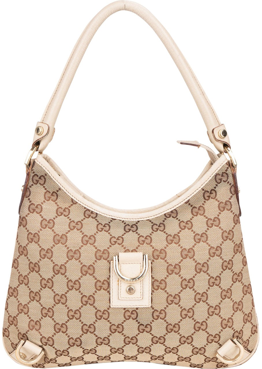 Gucci GG Monogram Abbey Handbag Bruin