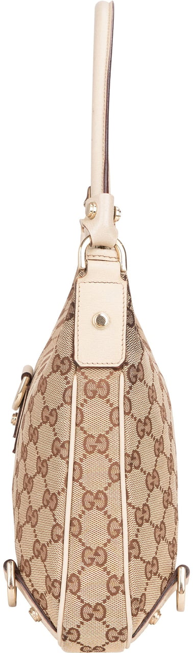 Gucci GG Monogram Abbey Handbag Bruin