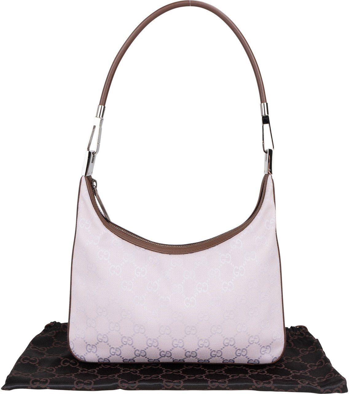 Gucci Lilac GG Monogram Shoulder Bag Paars