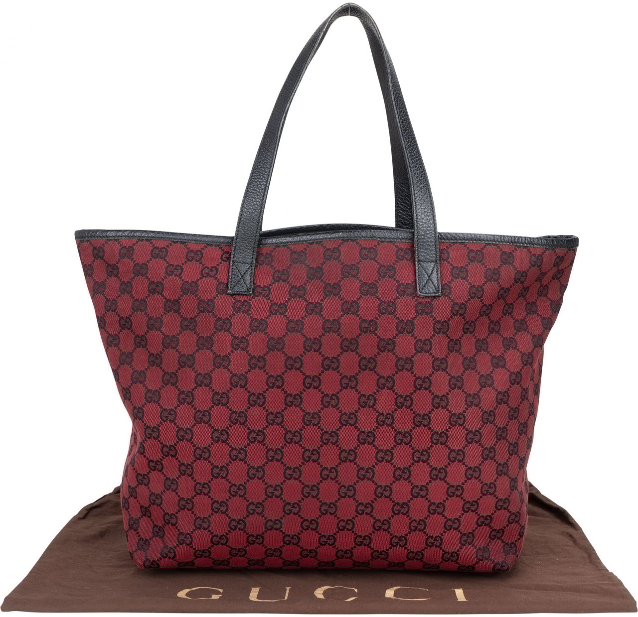 Gucci Gucci GG Monogram Handbag Rood