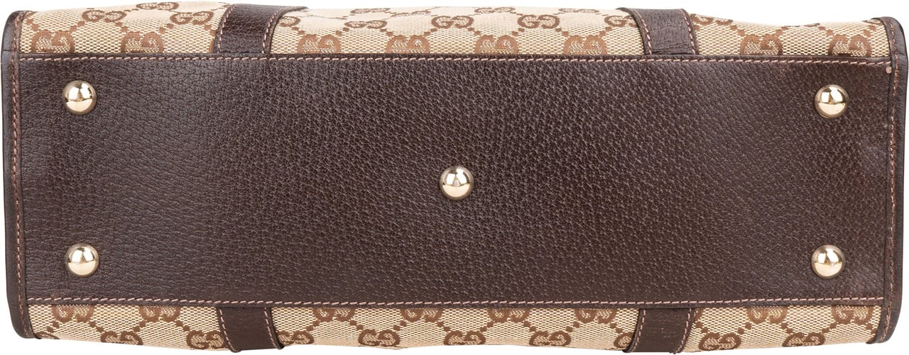 Gucci Gucci GG Monogram Business Handbag Bruin