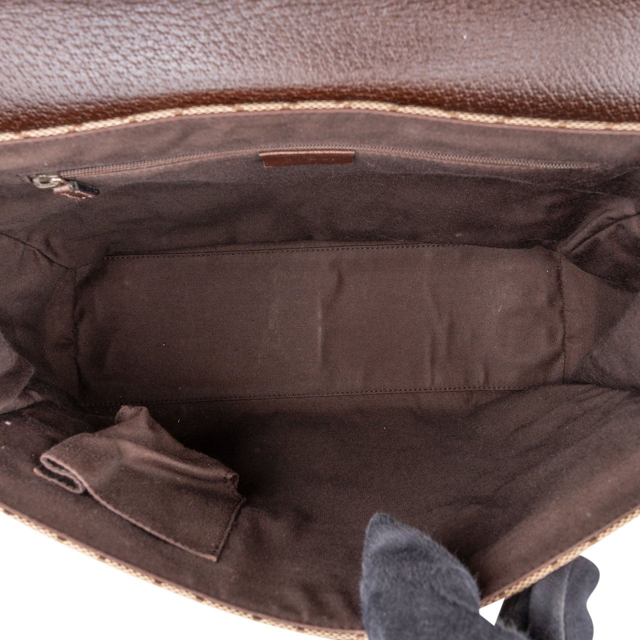 Gucci Gucci GG Monogram Business Handbag Bruin