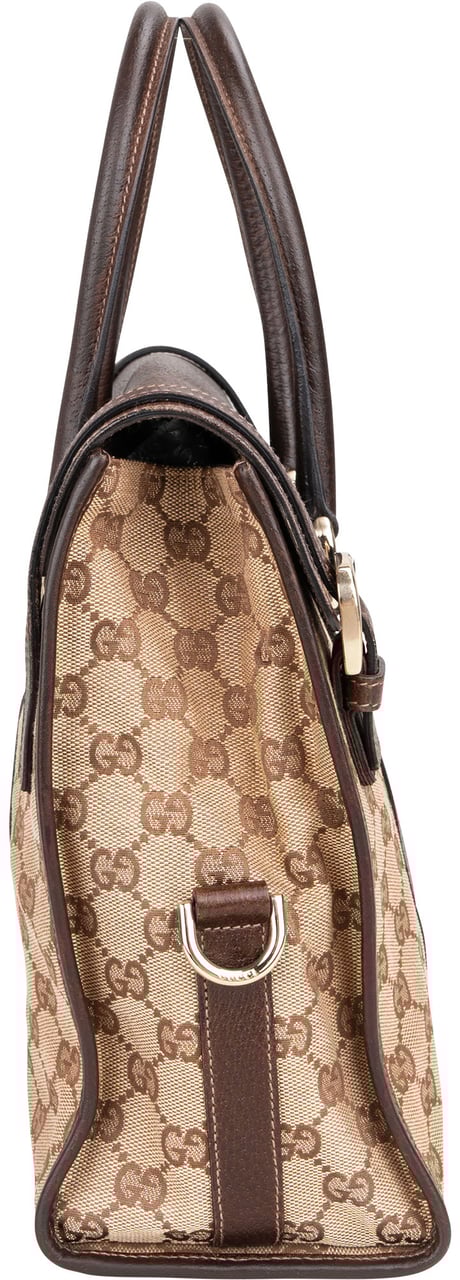 Gucci Gucci GG Monogram Business Handbag Bruin
