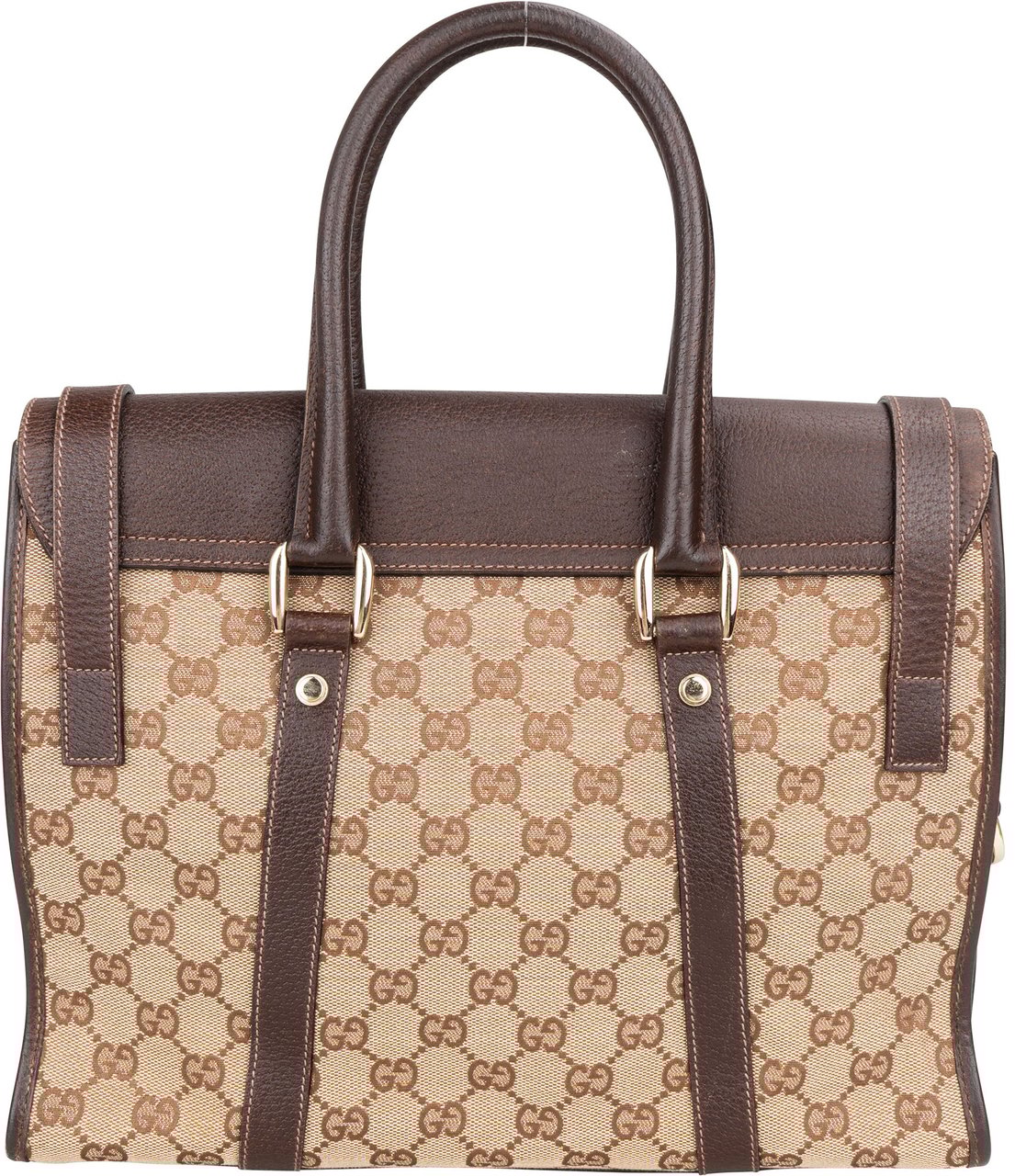 Gucci Gucci GG Monogram Business Handbag Bruin