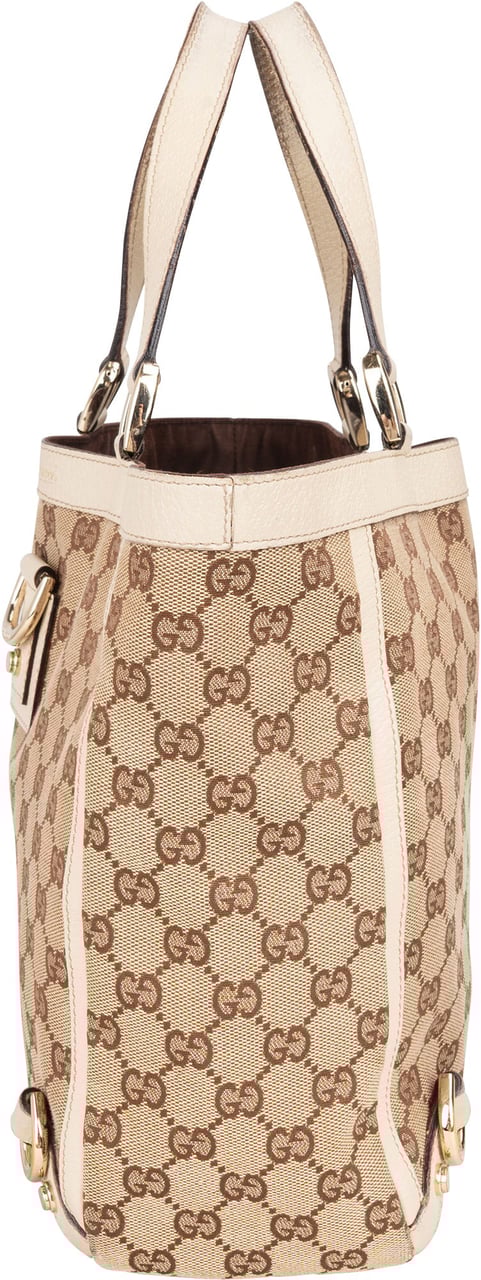 Gucci Gucci GG Monogram Abbey Handbag Bruin