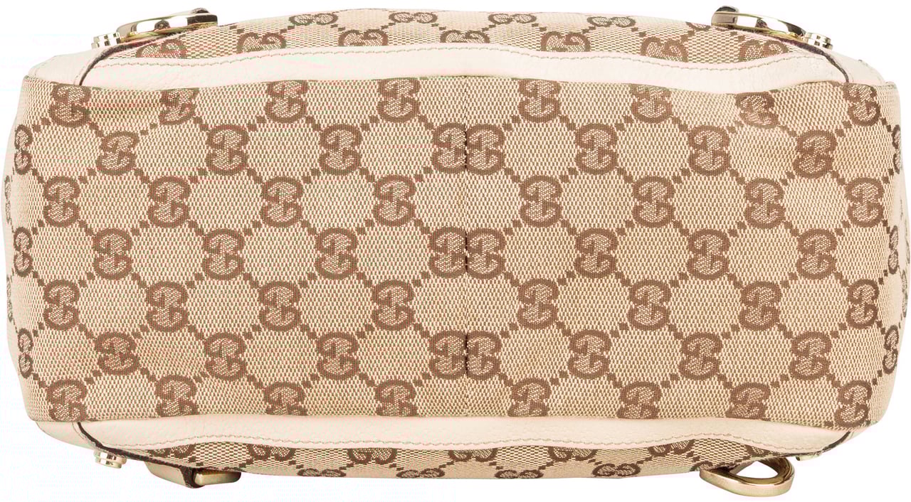 Gucci Gucci GG Monogram Abbey Handbag Bruin