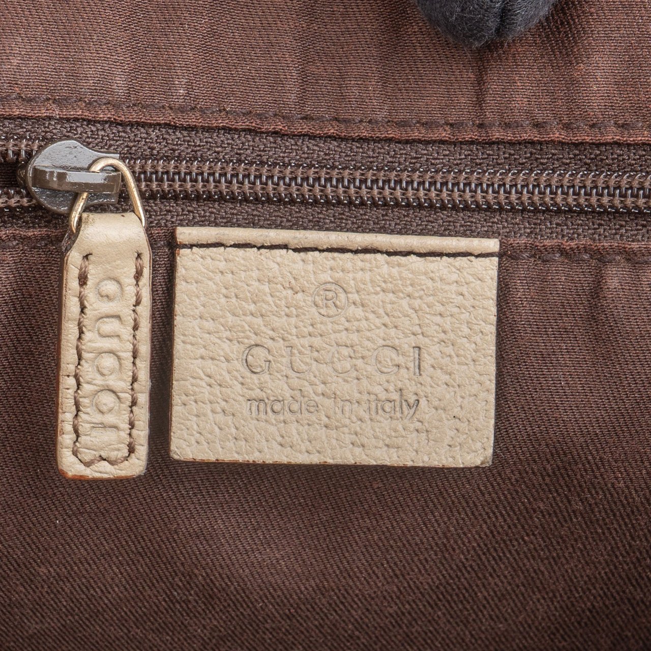 Gucci Gucci GG Monogram Abbey Handbag Bruin