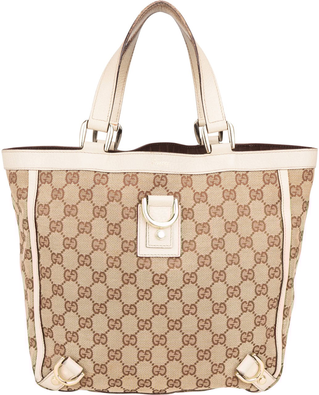 Gucci Gucci GG Monogram Abbey Handbag Bruin