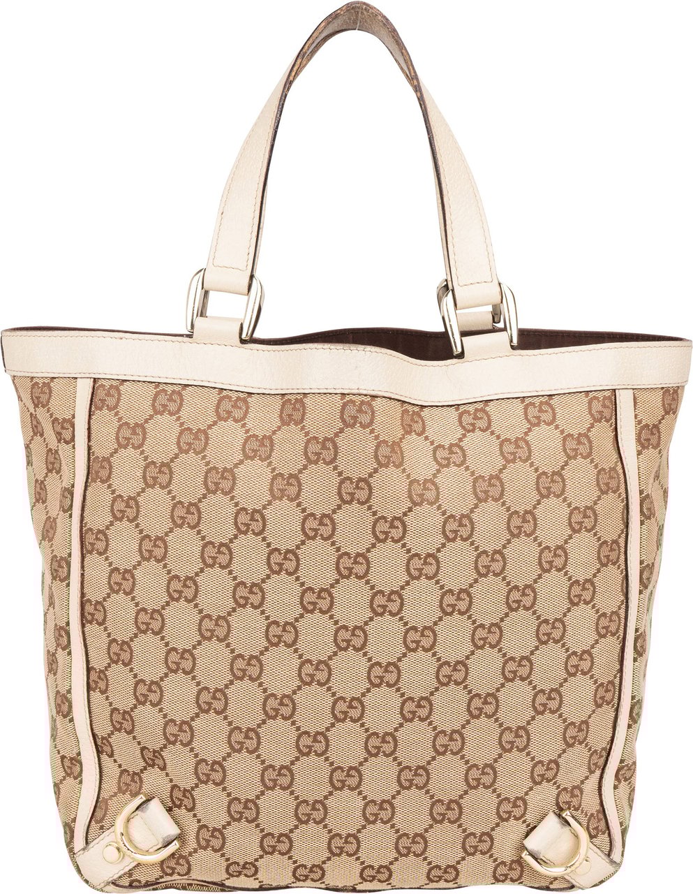 Gucci Gucci GG Monogram Abbey Handbag Bruin