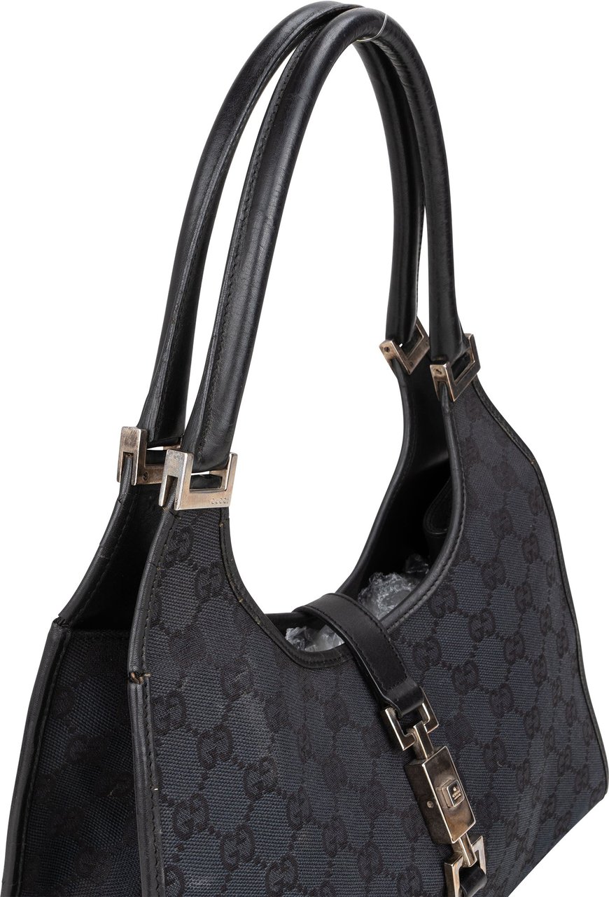 Gucci Gucci GG Monogram Jackie Handbag Zwart
