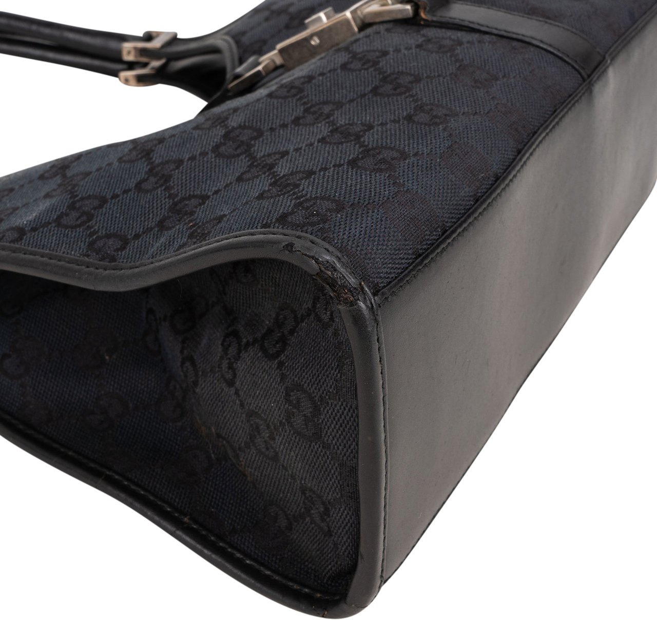 Gucci Gucci GG Monogram Jackie Handbag Zwart